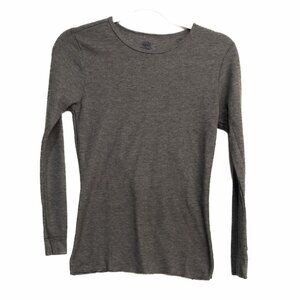 Fruits of the Loom Kids Gray Sweatshirt Solid Long Sleeve Pullover Size S/P